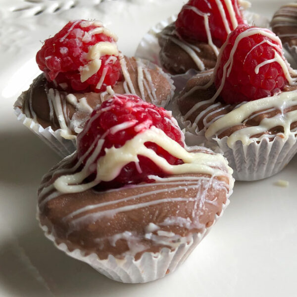 chocolate covered raspberries