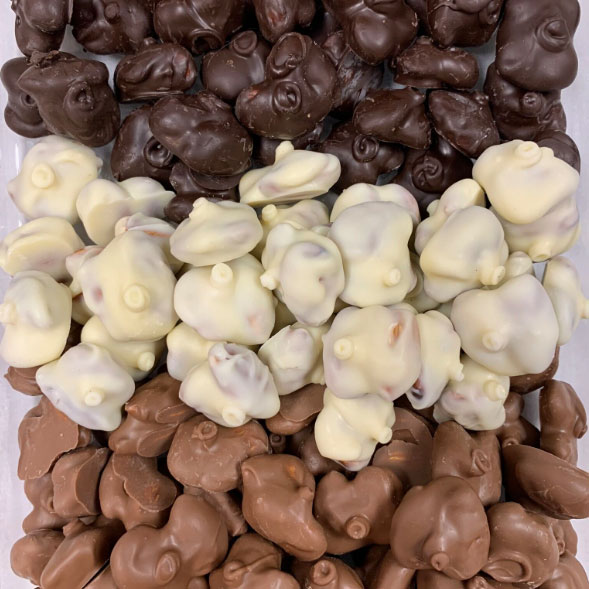 chocolate covered almonds