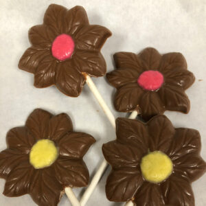 flower lollipops