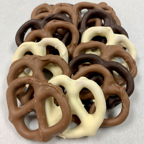 chocolate covered pretzels