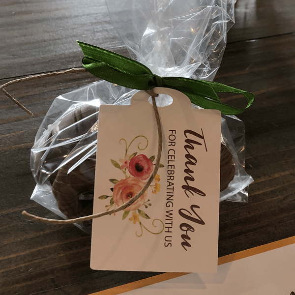 baby-shower-treat-bags woodland animals chocolate party favors
