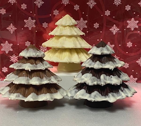 solid milk chocolate Christmas tree