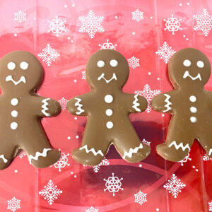 solid chocolate gingerbread man