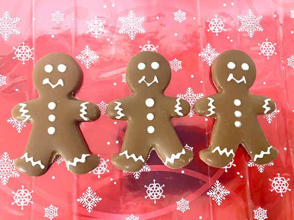 solid chocolate gingerbread man