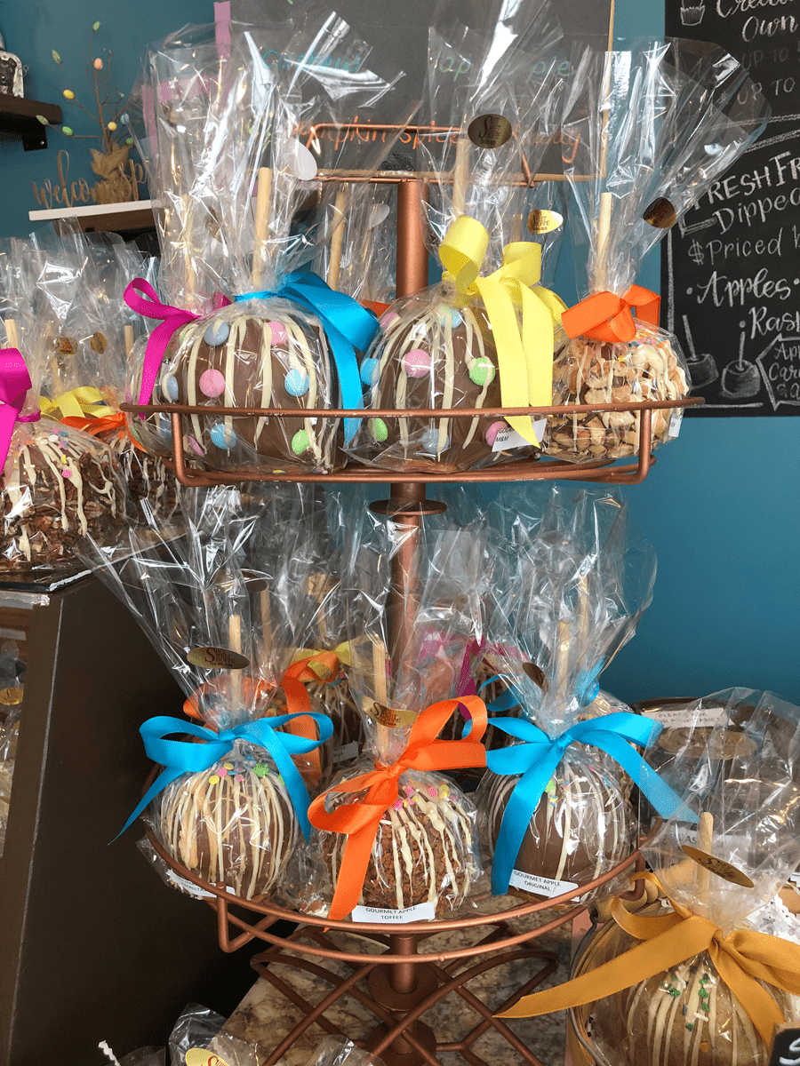 Easter chocolate apples