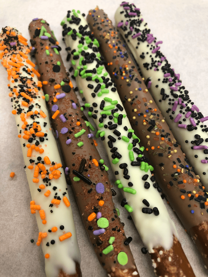 chocolate covered pretzels