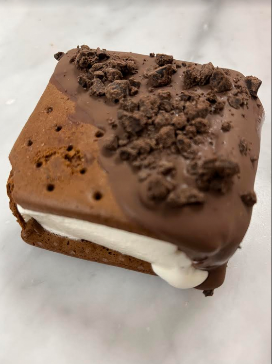 mocha melt away ice cream sandwhich